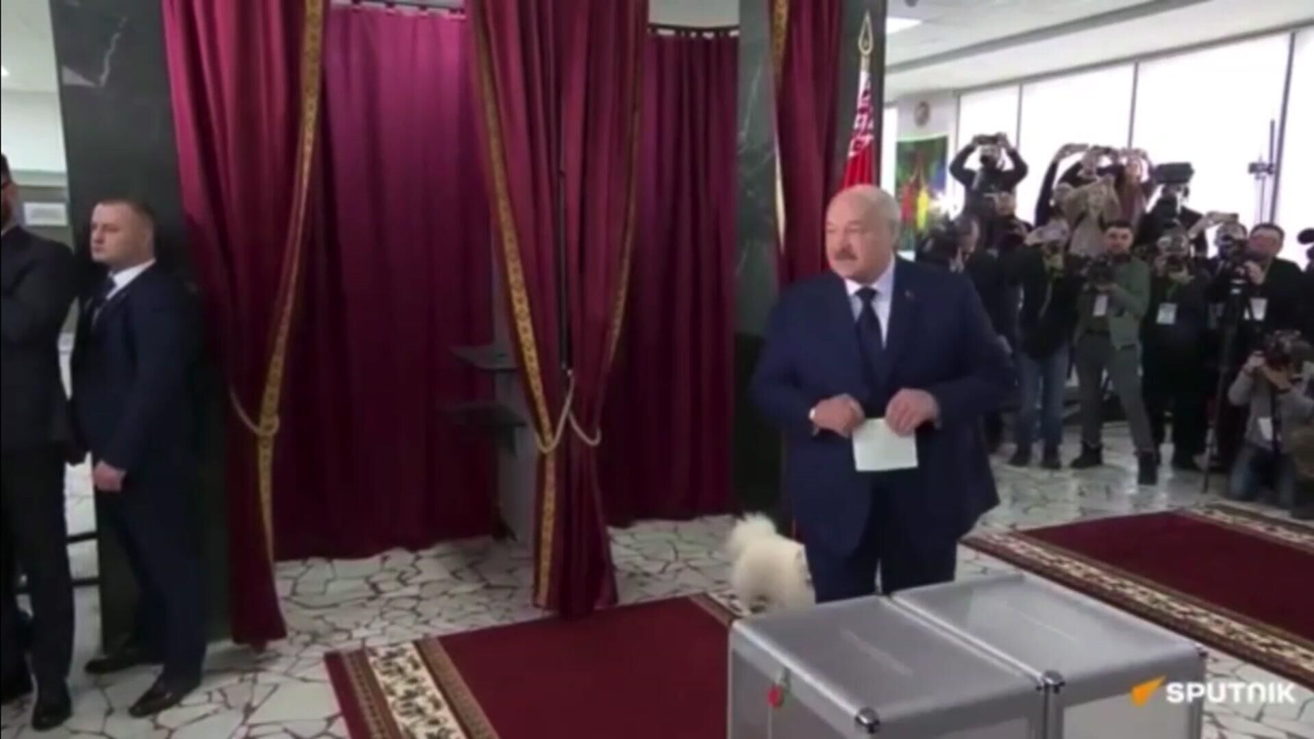 За всех! – Лукашенко о том, за кого проголосовал на выборах президента За всех! – Лукашенко о том, за кого проголосовал на выборах президента - РИА Новости, 1920, 26.01.2025