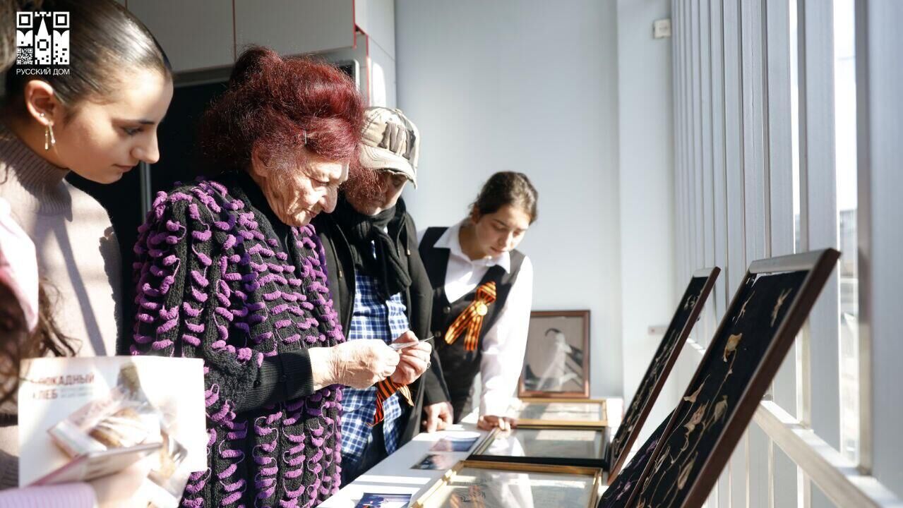 Акция памяти Блокадный хлеб в Ванадзоре, Армения - РИА Новости, 1920, 26.01.2025