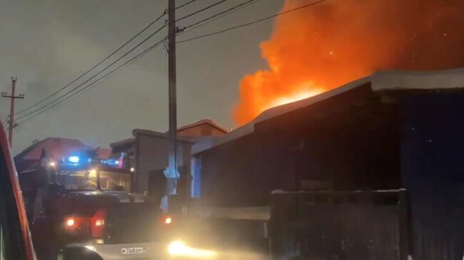 Пожар в частном доме в Салехарде