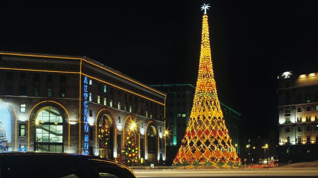 Новогодняя елка в Москве