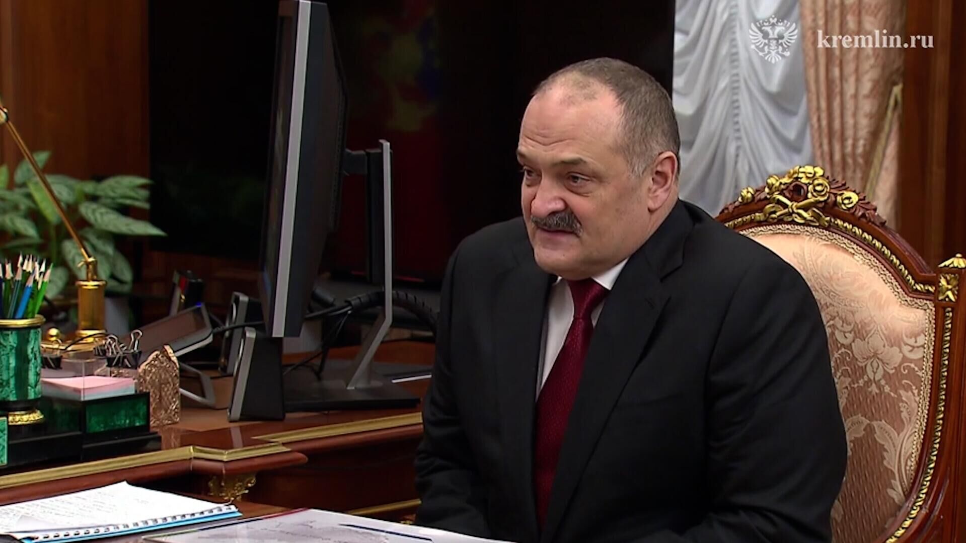 Встреча Путина с главой Республики Дагестан Меликовым - РИА Новости, 1920, 29.01.2025