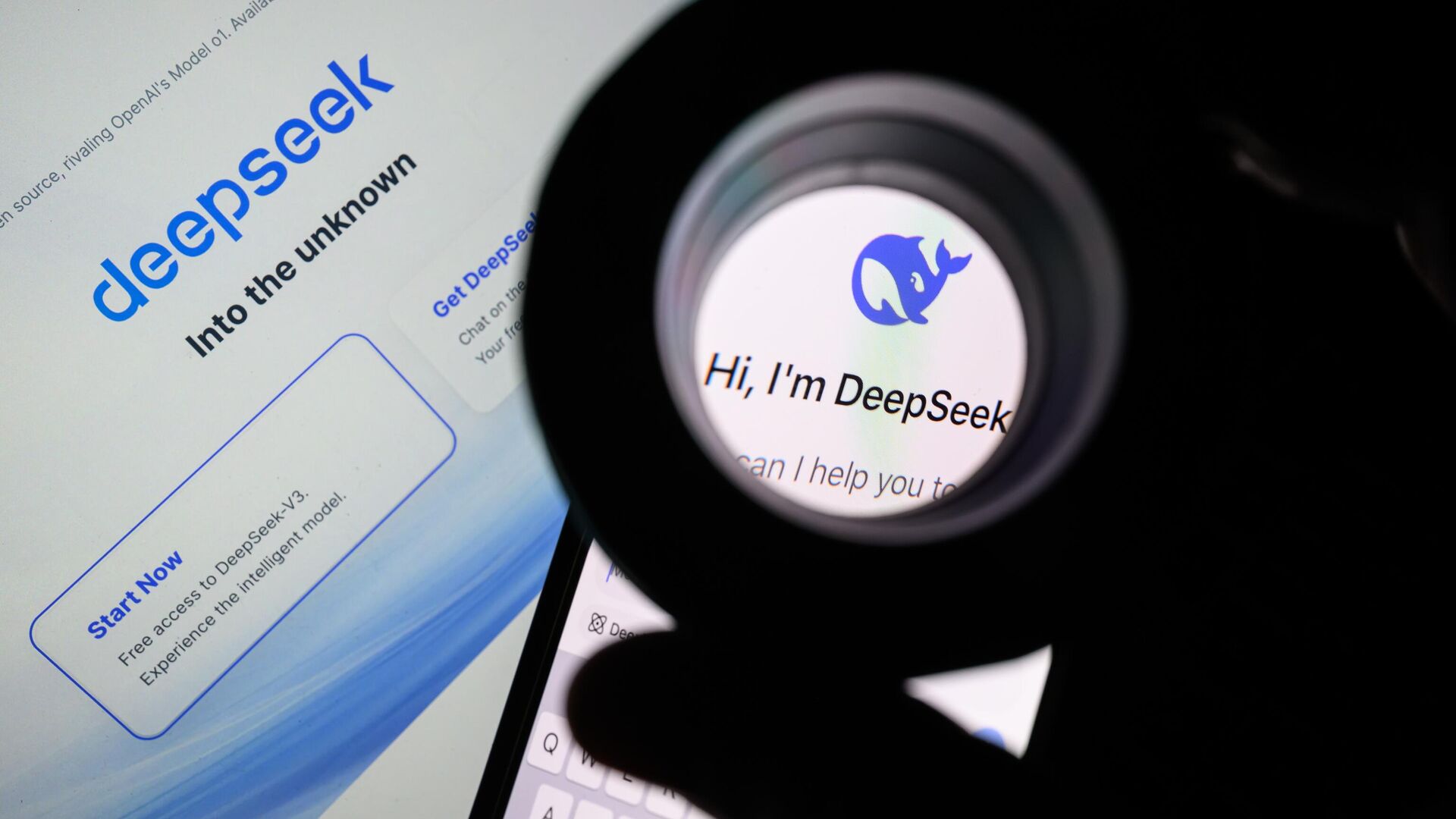 Приложение DeepSeek - РИА Новости, 1920, 30.01.2025