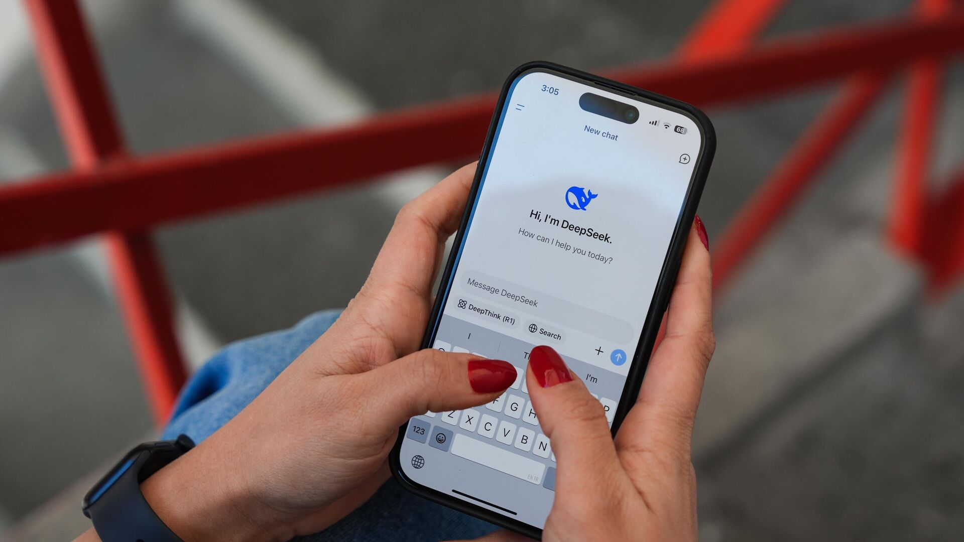 Приложение DeepSeek - РИА Новости, 1920, 31.01.2025