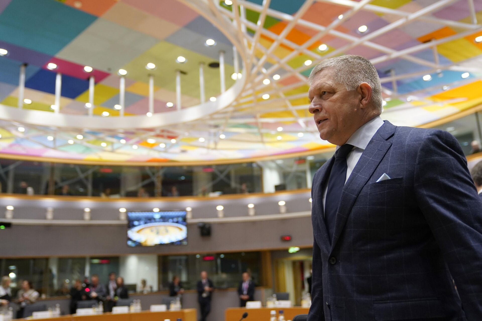 Премьер-министр Словакии Роберт Фицо Премьер-министр Словакии Роберт Фицо - РИА Новости, 1920, 29.04.2025