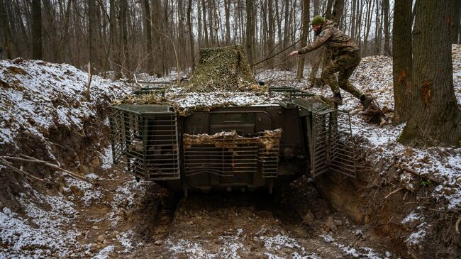 Украинский военнослужащий