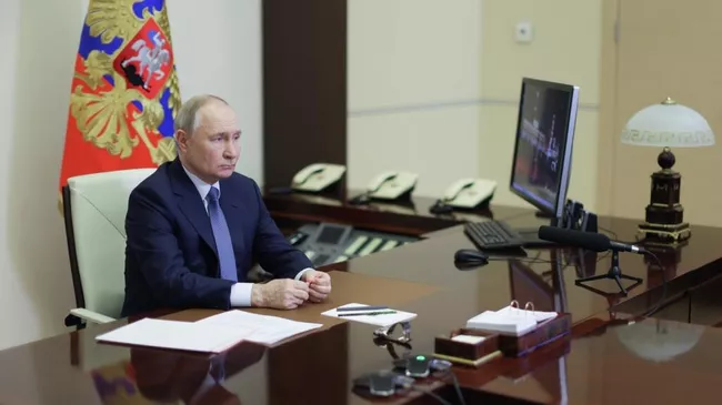  Путин на заседании постоянных членов Совета Безопасности РФ