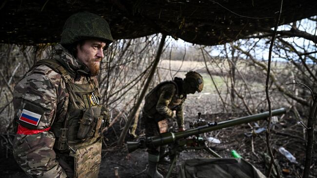 Военнослужащие ВС РФ в Курской области