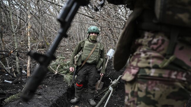 Военнослужащие ВС России в Курской области