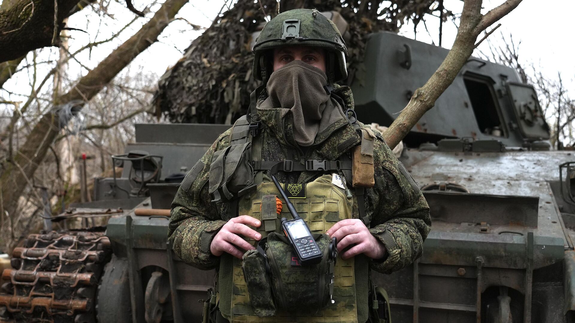 Командир орудия с позывным Вакадер