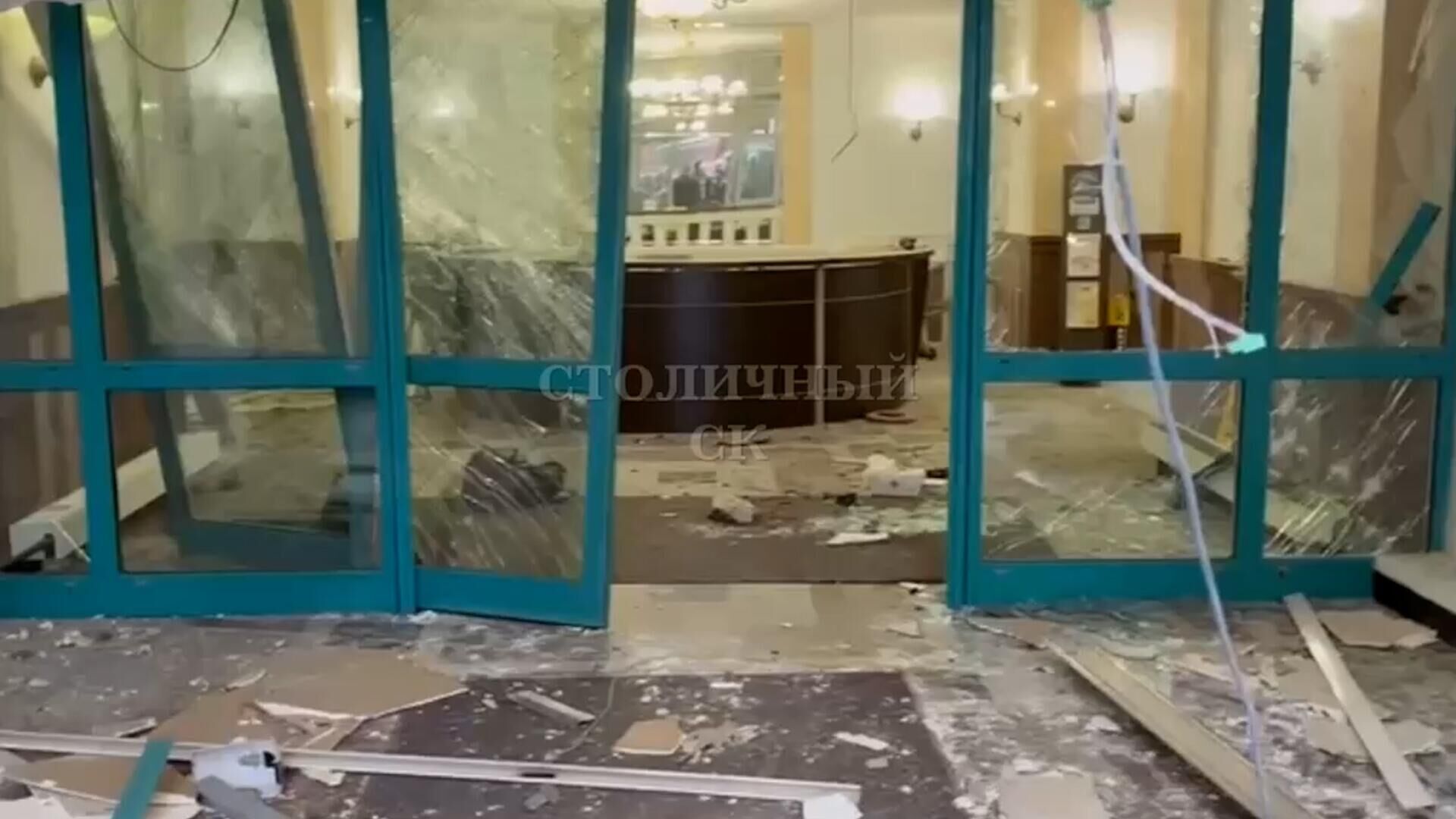 Видео с места взрыва в Алых парусах. Кадры СК России - РИА Новости, 1920, 03.02.2025