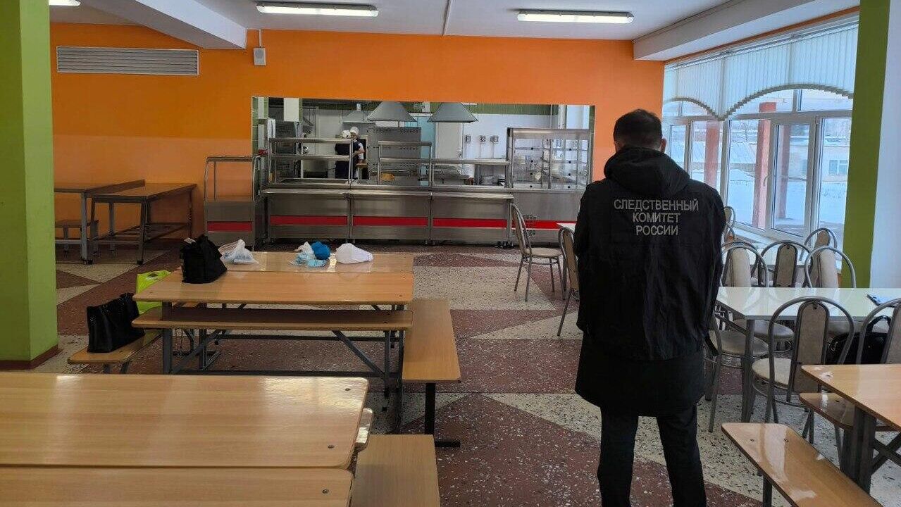 Работа СК РФ в Кугесьcком лицее, где произошло массовое отравление учеников в Чебоксарском районе Чувашии - РИА Новости, 1920, 05.02.2025