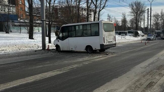 ДТП с участием маршрутного автобуса в Иркутске