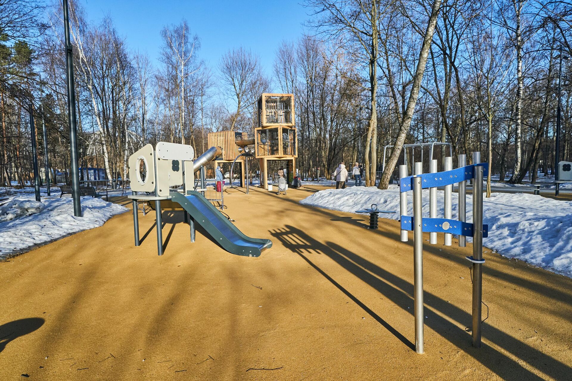 Детская площадка в парке Сокольники - РИА Новости, 1920, 06.02.2025