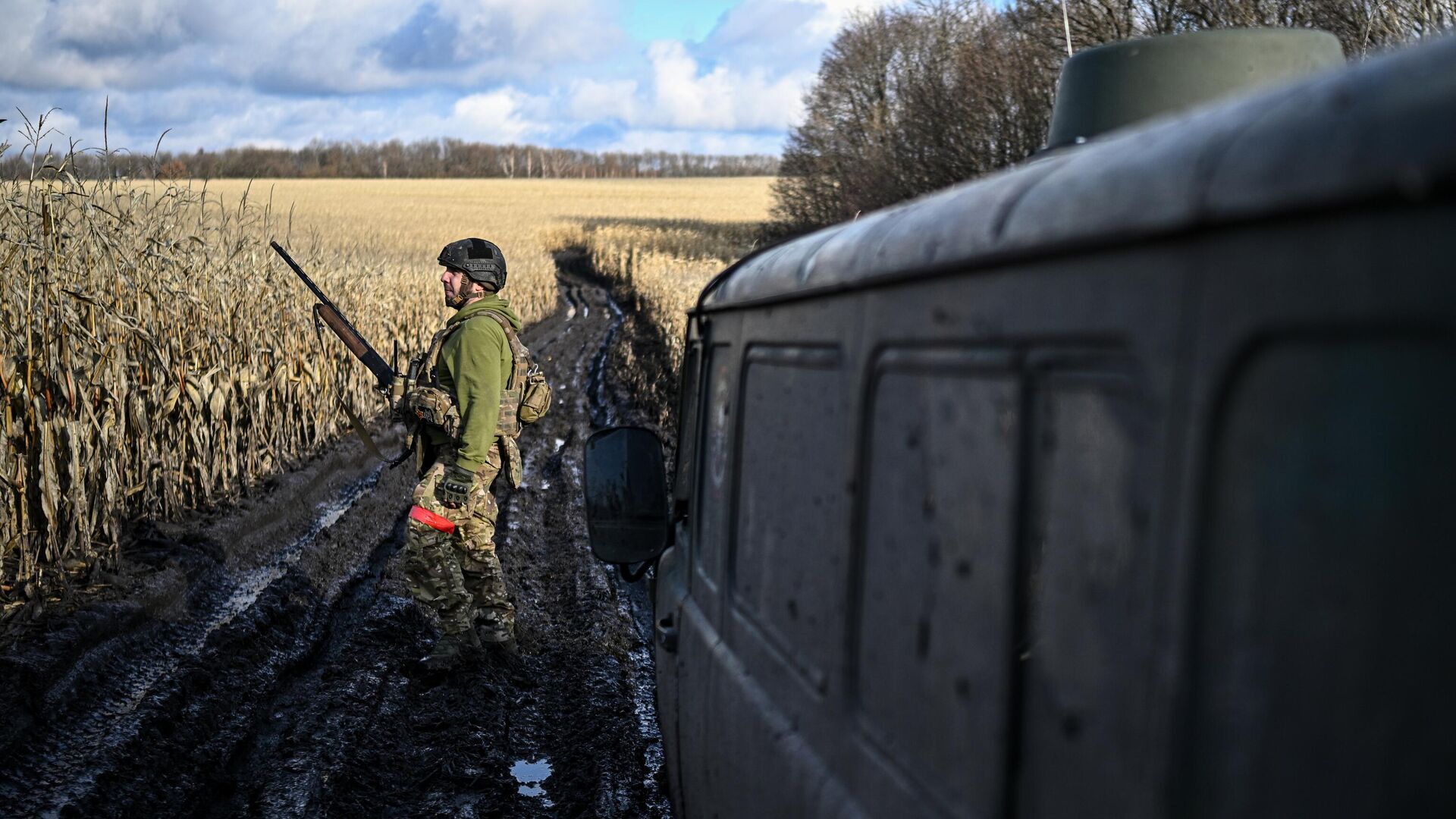 Российский военнослужащий в Курской области - РИА Новости, 1920, 06.02.2025