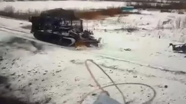 Уничтожение техники ВСУ при отражении атаки в Курской области