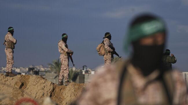 Бойцы ХАМАС  Бойцы ХАМАС