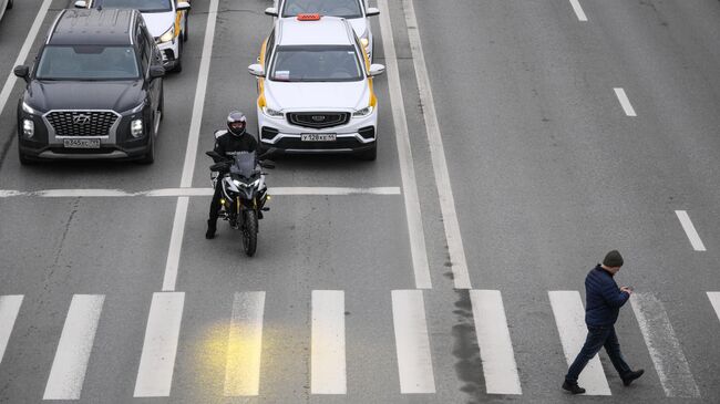 Автомобильное движение в Москве