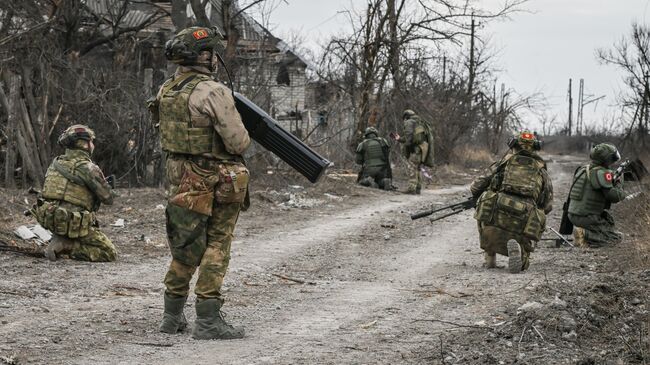 Российские военнослужащие в зоне СВО