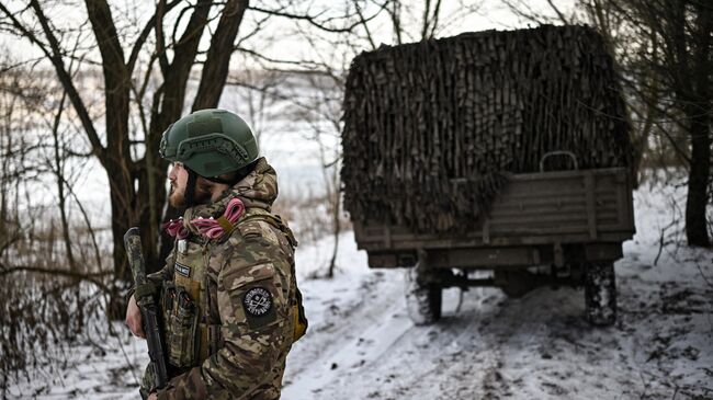 Военнослужащий ВС РФ в Курской области