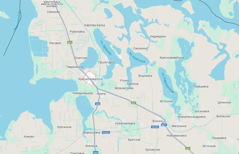 Красноперекопск на Google Maps Красноперекопск на Google Maps - РИА Новости, 1920, 12.02.2025