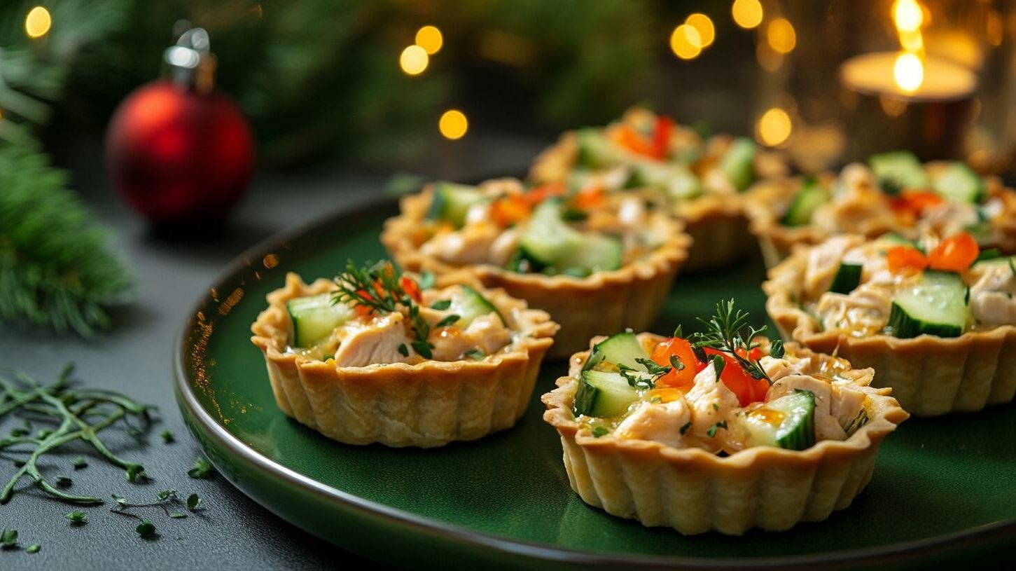Тарталетки с курицей и свежим огурцом - РИА Новости, 1920, 08.03.2025