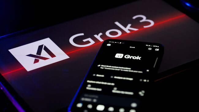 Логотип Grok 3