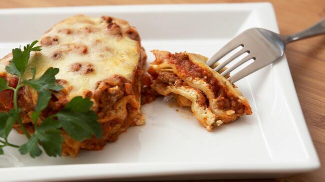 Мясная лазанья