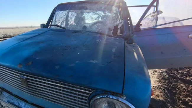 Последствия атаки БПЛА со стороны ВСУ в городе Пологи