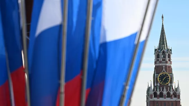 Москва, флаг России