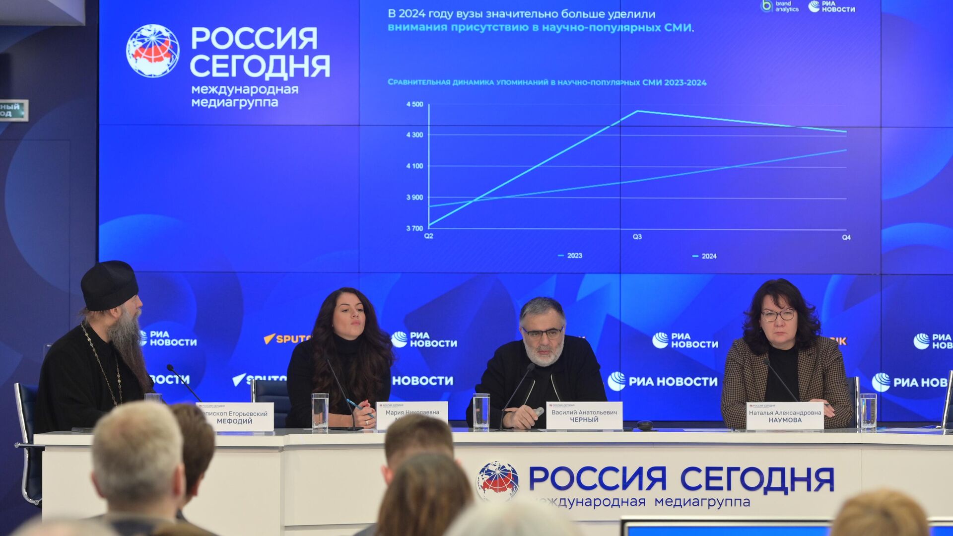 Круглый стол Российские университеты в публичном информационном пространстве: итоги 2024 года - РИА Новости, 1920, 24.02.2025