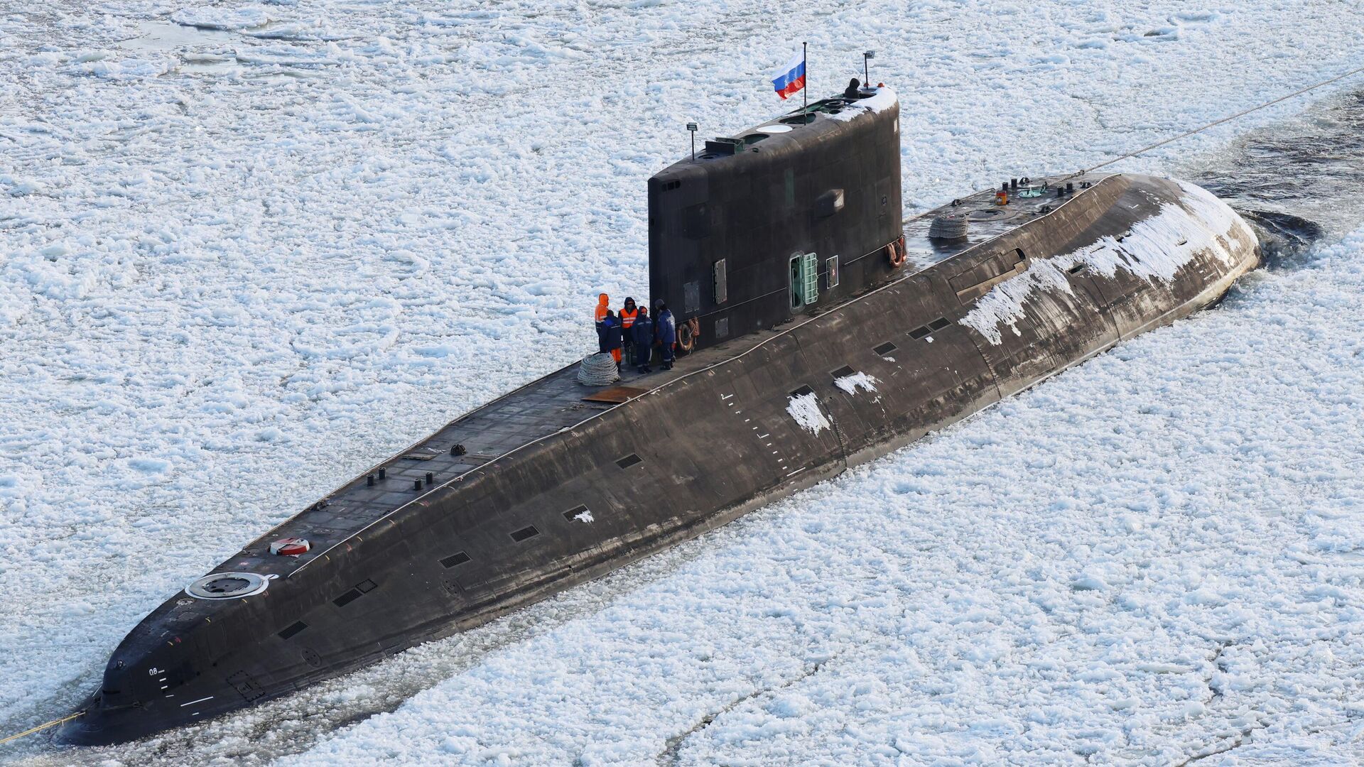 Дизель-электрическая подводная лодка Якутск - РИА Новости, 1920, 12.04.2025