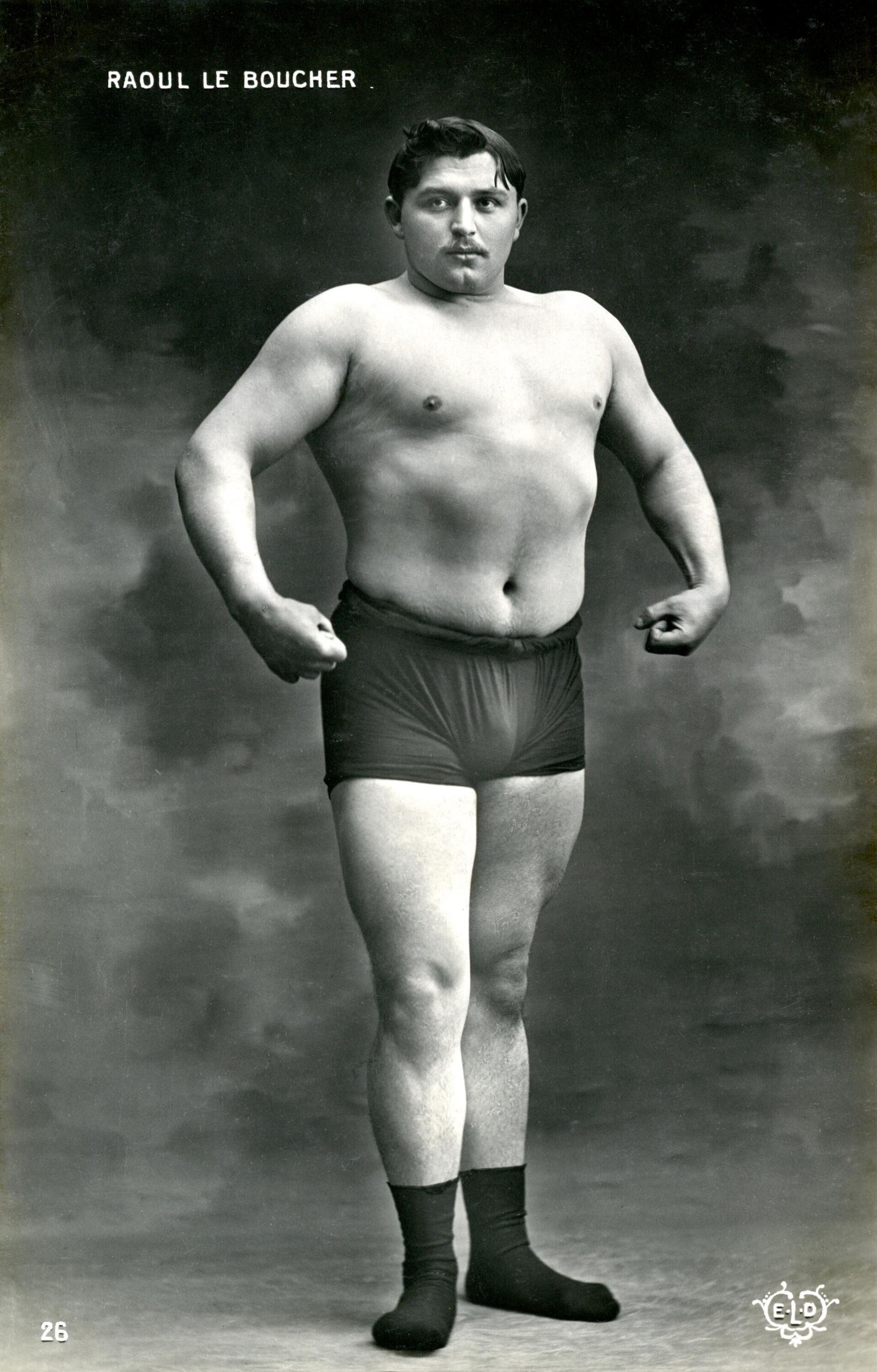 Французский борец Рауль де Буше - РИА Новости, 1920, 27.02.2025