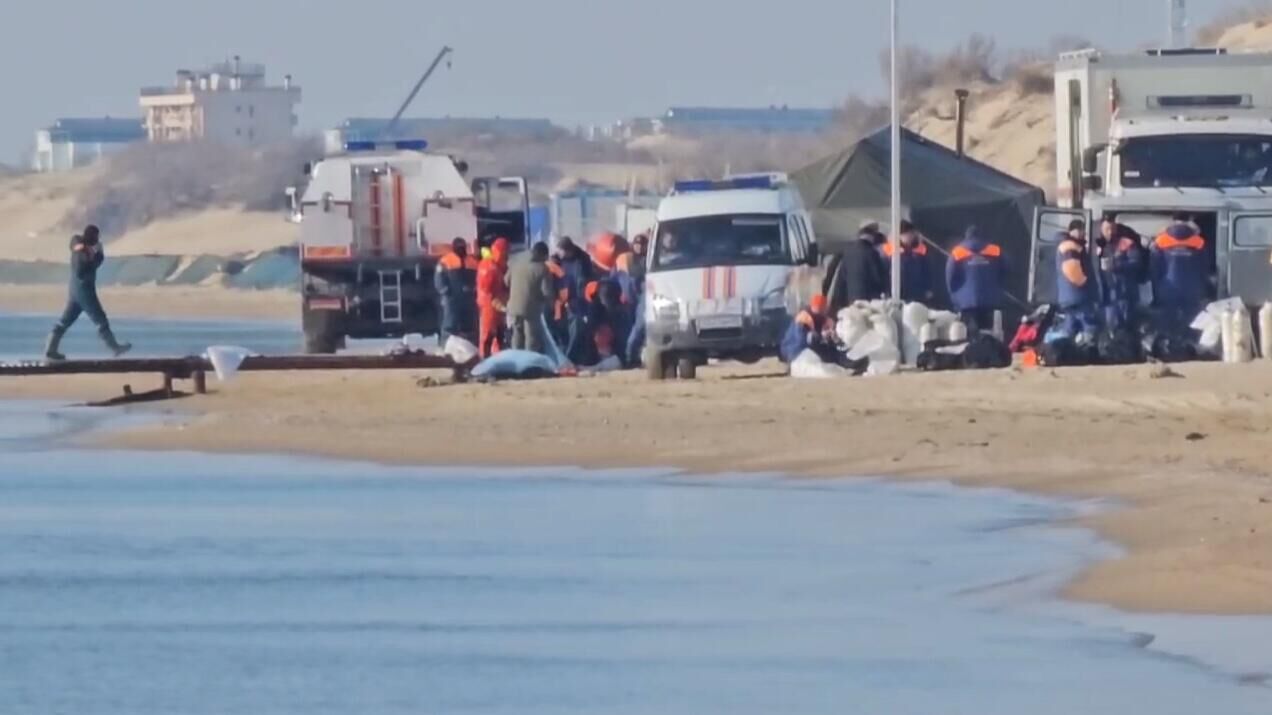 Водолаз утонул при проведении работ в зоне разлива мазута в акватории поселка Джемете в Анапе - РИА Новости, 1920, 28.02.2025