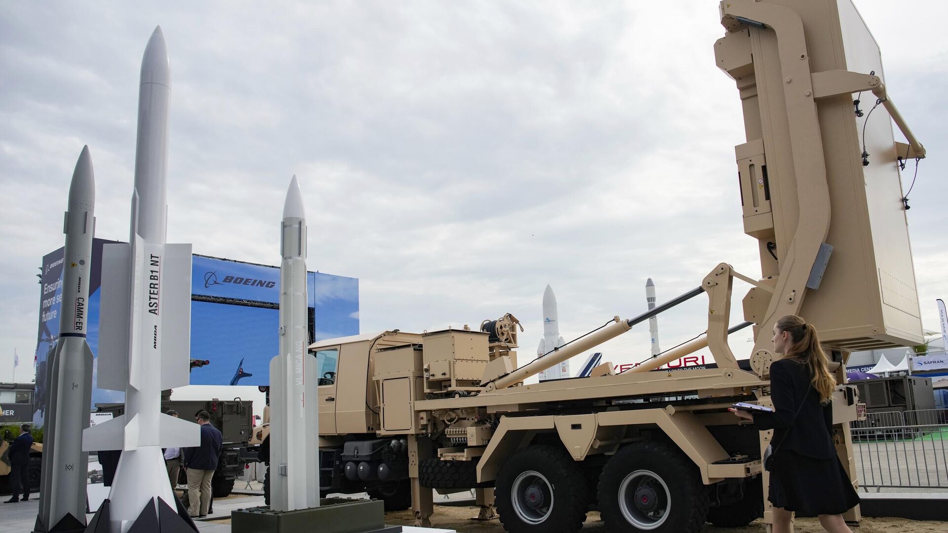 Cистема ПВО VL MICA NG, представленная на Парижском авиасалоне в Ле-Бурже Cистема ПВО VL MICA NG, представленная на Парижском авиасалоне в Ле-Бурже - РИА Новости, 1920, 01.03.2025