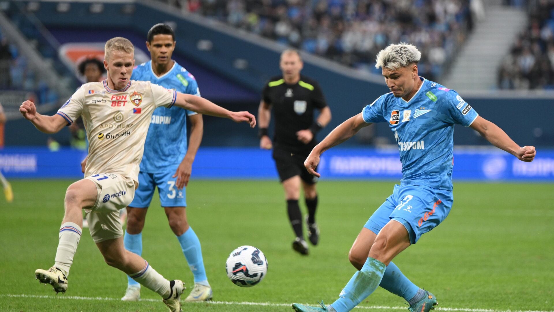 Футбол. РПЛ. Матч Зенит - ЦСКА - РИА Новости, 1920, 01.03.2025