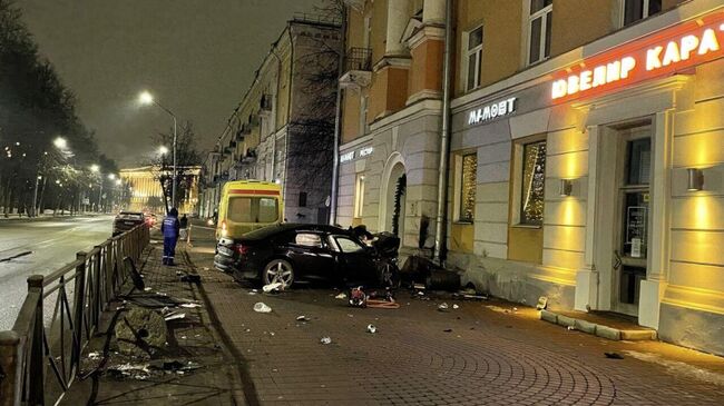 На месте ДТП в Великом Новгороде