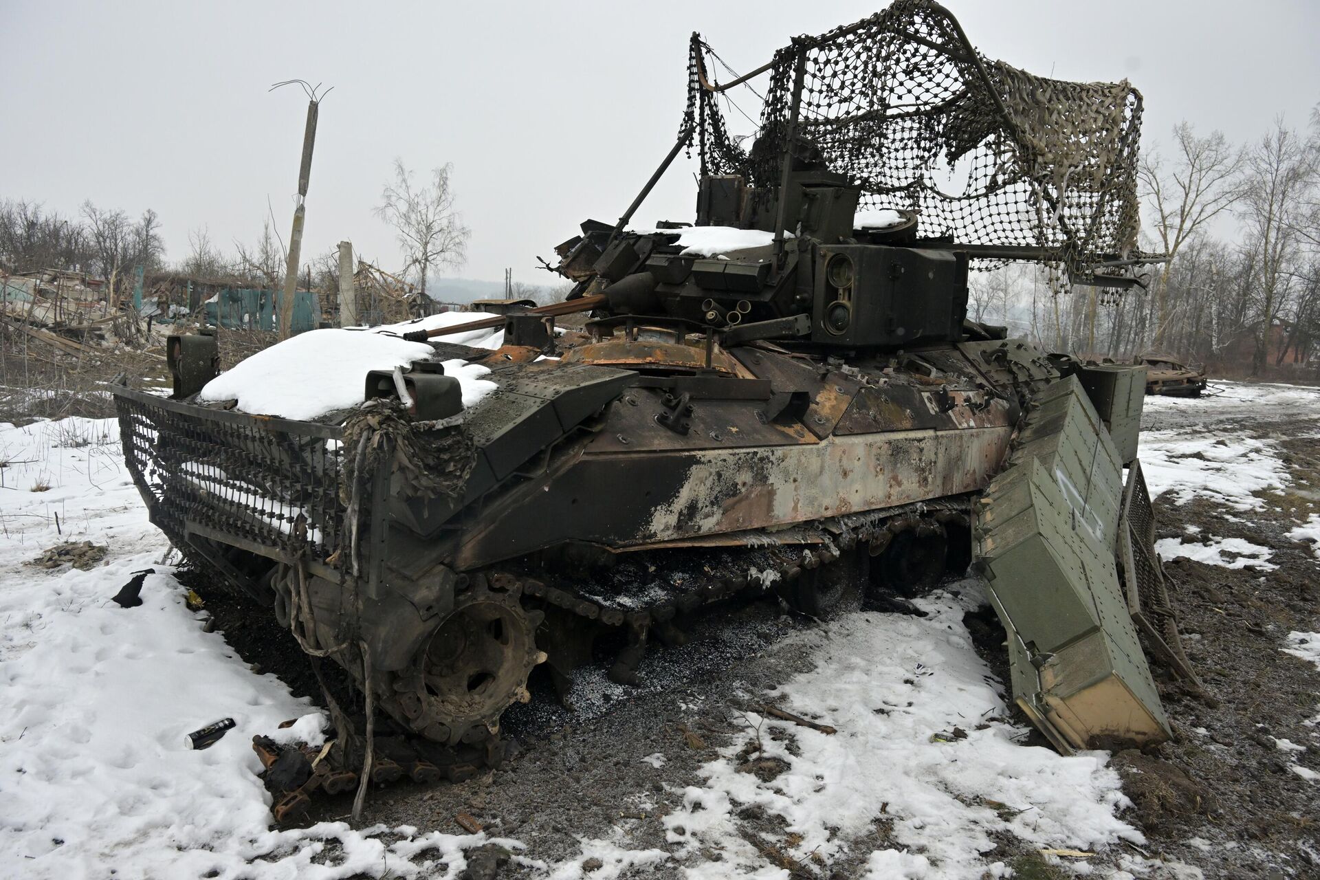 Войска группировки Север освободили село Погребки Суджанского района Курской области - РИА Новости, 1920, 04.03.2025