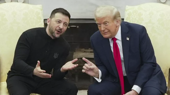 Дональд Трамп и Владимир Зеленский 
