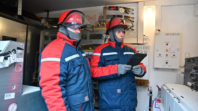 Сотрудники компании Россети Московский регион