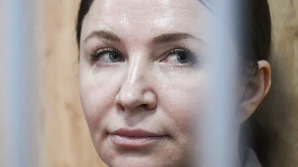 Блогер Елена Блиновская во время рассмотрения дела о неуплате налогов в Савеловском районном суде в Москве