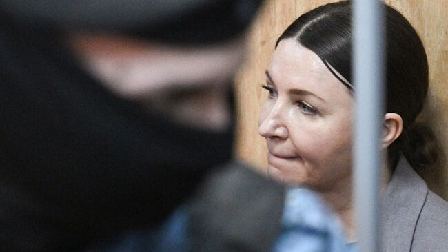 Блогер Елена Блиновская во время рассмотрения дела о неуплате налогов в Савеловском районном суде в Москве