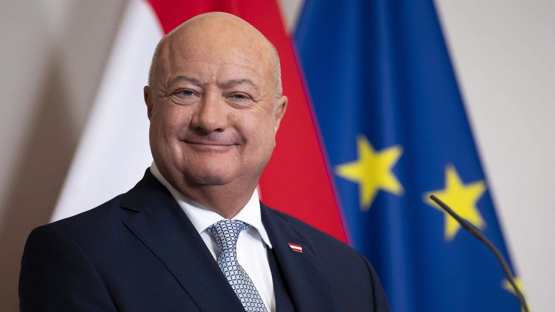 Канцлер Австрии Кристиан Штокер - РИА Новости, 1920, 18.12.2025