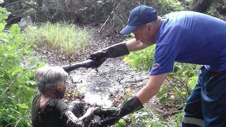 Спасение пенсионерки неподалеку от железной дороги в Биробиджане Спасение пенсионерки неподалеку от железной дороги в Биробиджане - РИА Новости, 1920, 04.03.2025