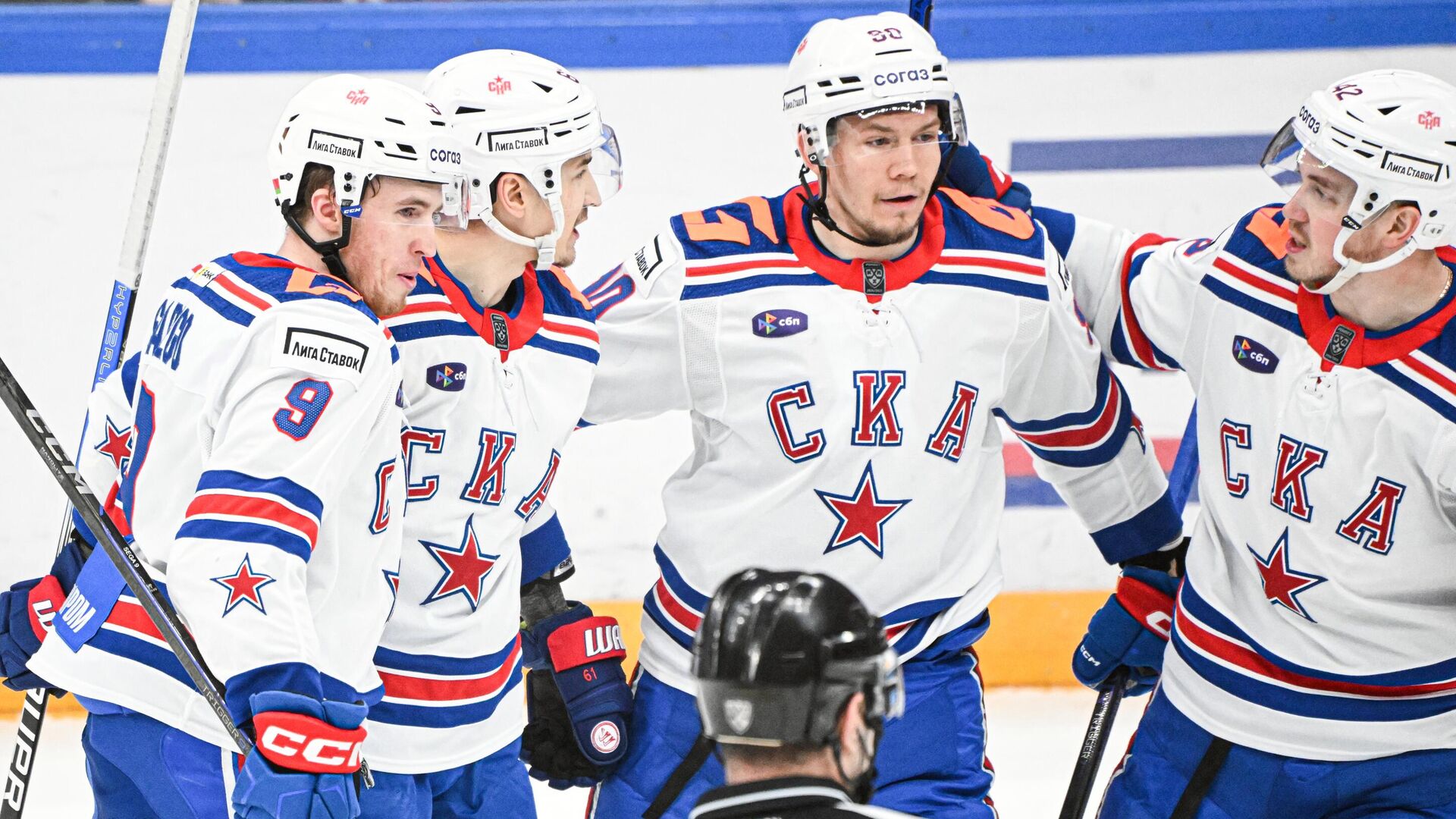 Хоккей. КХЛ. Матч ЦСКА - СКА - РИА Новости, 1920, 04.03.2025