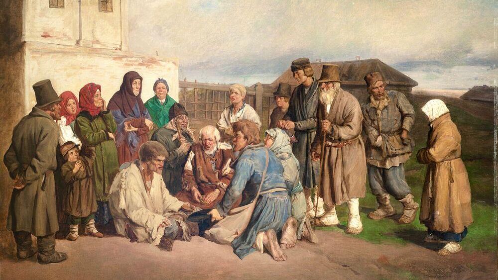 Картина Виктора Васнецова Богомольцы - РИА Новости, 1920, 05.03.2025