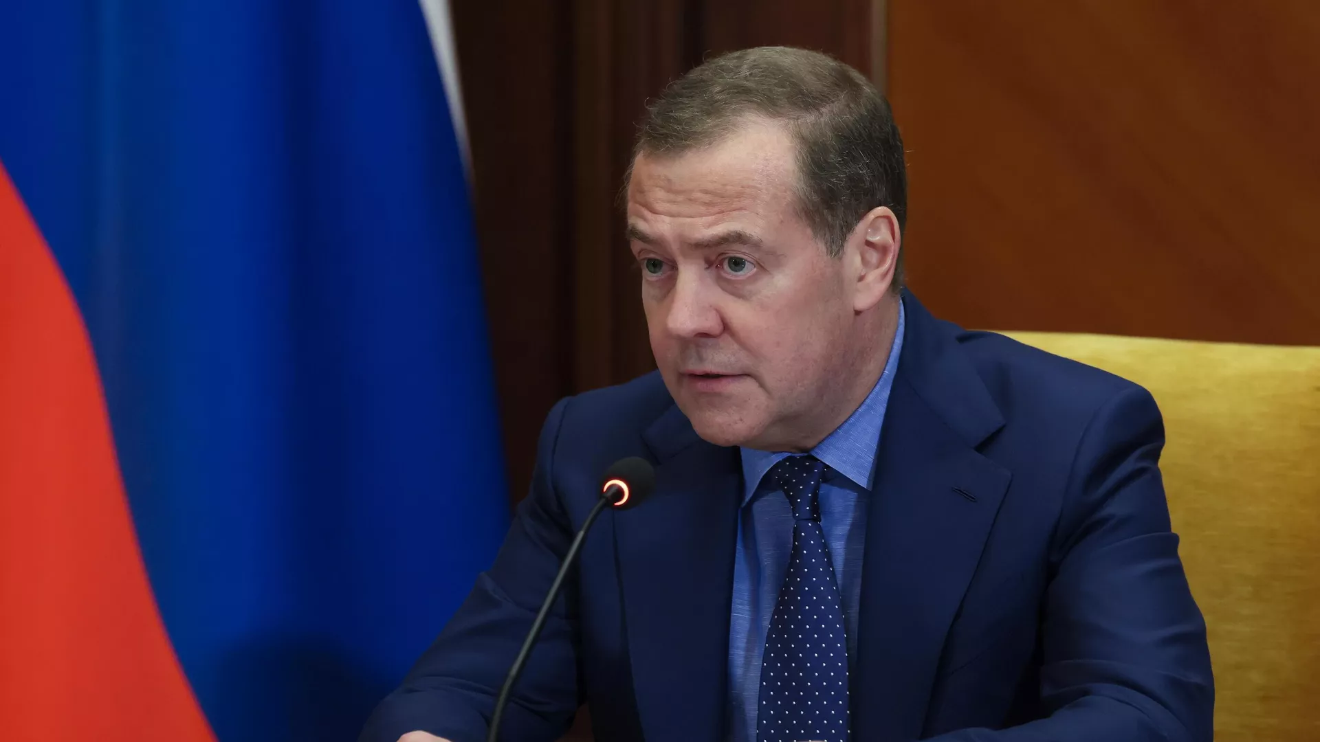 Заместитель председателя Совета безопасности России Дмитрий Медведев Заместитель председателя Совета безопасности России Дмитрий Медведев - РИА Новости, 1920, 16.03.2025