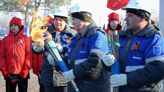 Подключение к сетевому газу Мемориального комплекса с Вечным огнем в поселке Марьяновка Омской области