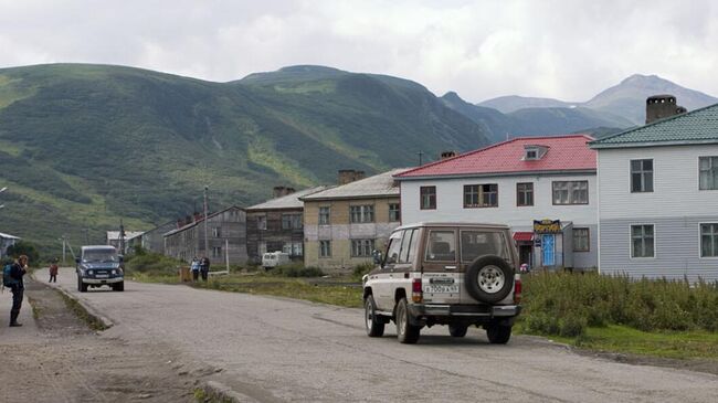 Центральная улица Северо-Курильска