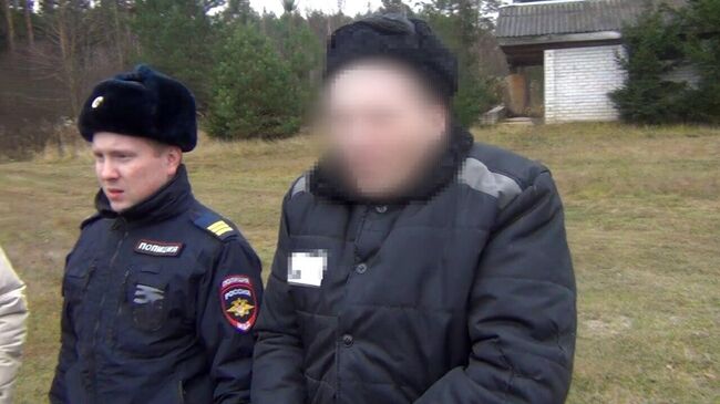 Денис Писчиков на месте одного из убийств