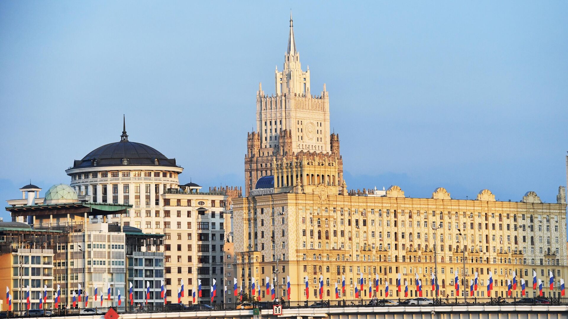 Здание Министерства иностранных дел РФ - РИА Новости, 1920, 08.04.2025
